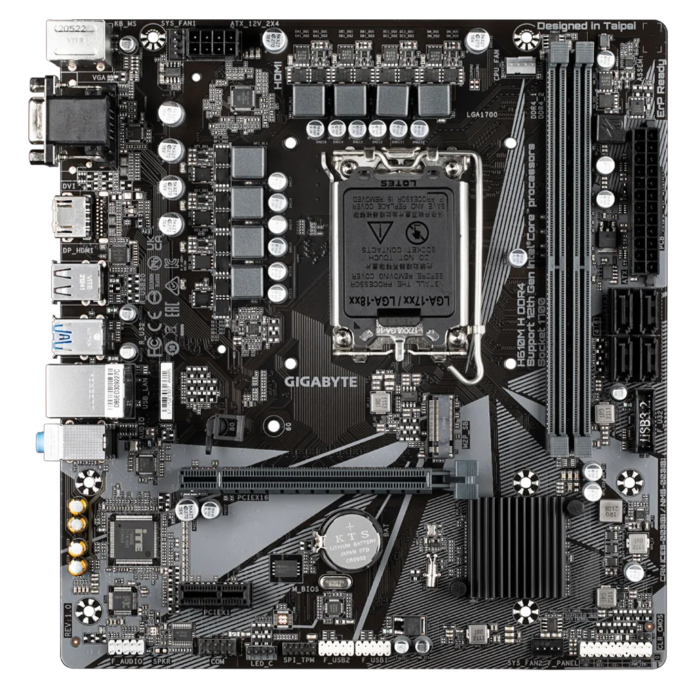 Motherboard Gigabyte H610 DDR4 Micro ATX S1700